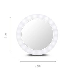 Lusterko kosmetyczne Ecomed by Medisana CM-20E z podświetleniem do selfie/blogów
