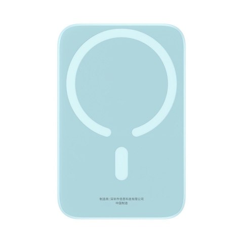 Powerbank Baseus Magnetic Mini Air 6000mAh (niebieski) Powerbank Baseus Magnetic Mini Air 6000mAh (niebieski)