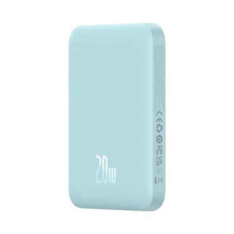Powerbank Baseus Magnetic Mini Air 6000mAh (niebieski) Powerbank Baseus Magnetic Mini Air 6000mAh (niebieski)