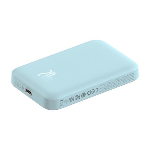 Powerbank Baseus Magnetic Mini Air 6000mAh (niebieski) Powerbank Baseus Magnetic Mini Air 6000mAh (niebieski)