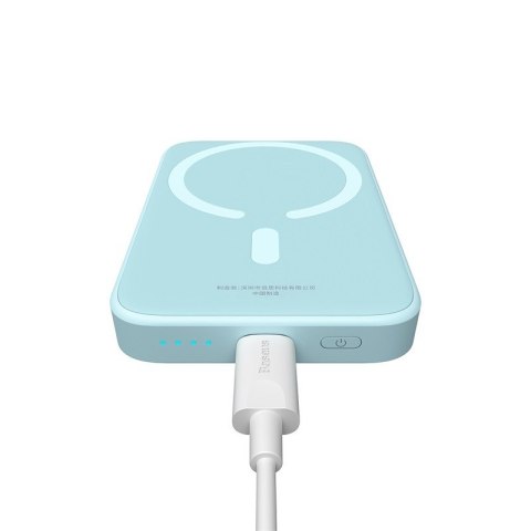 Powerbank Baseus Magnetic Mini Air 6000mAh (niebieski) Powerbank Baseus Magnetic Mini Air 6000mAh (niebieski)