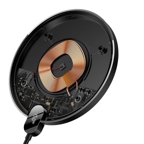BASEUS ŁADOWARKA INDUKCYJNA LED 15W (CZARNA) BASEUS ŁADOWARKA INDUKCYJNA LED 15W (CZARNA)