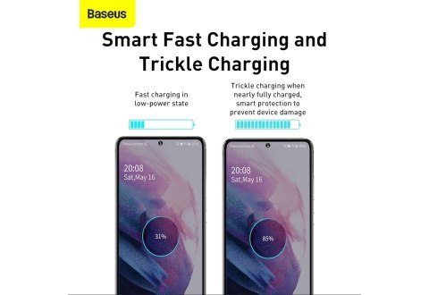 BASEUS ŁADOWARKA SIECIOWA Z KABLEM USB-C DO USB-C TZCCSUP-L01 SUPER SI 1C 25W CZARNA BASEUS ŁADOWARKA SIECIOWA Z KABLEM USB-C DO USB-C TZCCSUP-L01 SUPER SI 1C 25W CZARNA