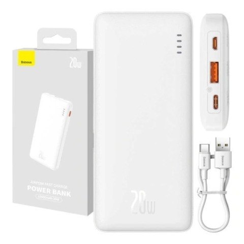 BASEUS POWERBANK AIRPOW 10000MAH 20W (BIAŁY) BASEUS POWERBANK AIRPOW 10000MAH 20W (BIAŁY)