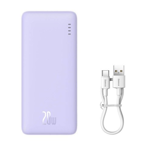 BASEUS POWERBANK AIRPOW 10000MAH 20W (FIOLETOWY) BASEUS POWERBANK AIRPOW 10000MAH 20W (FIOLETOWY)