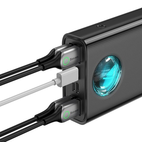 BASEUS POWERBANK AMBILIGHT 30000MAH, 4XUSB, USB-C, 65W (CZARNY) BASEUS POWERBANK AMBILIGHT 30000MAH, 4XUSB, USB-C, 65W (CZARNY)