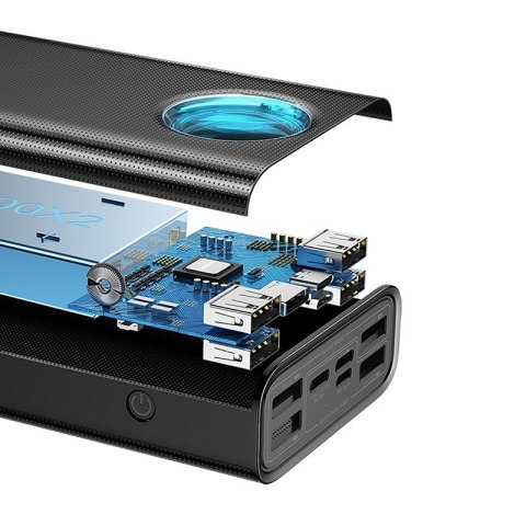 BASEUS POWERBANK AMBILIGHT 30000MAH, 4XUSB, USB-C, 65W (CZARNY) BASEUS POWERBANK AMBILIGHT 30000MAH, 4XUSB, USB-C, 65W (CZARNY)