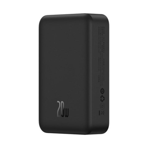 BASEUS POWERBANK MAGNETIC MINI 20000MAH (CZARNY) BASEUS POWERBANK MAGNETIC MINI 20000MAH (CZARNY)