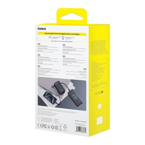 BASEUS POWERBANK QPOW2 20000MAH 30W (CZARNY) BASEUS POWERBANK QPOW2 20000MAH 30W (CZARNY)