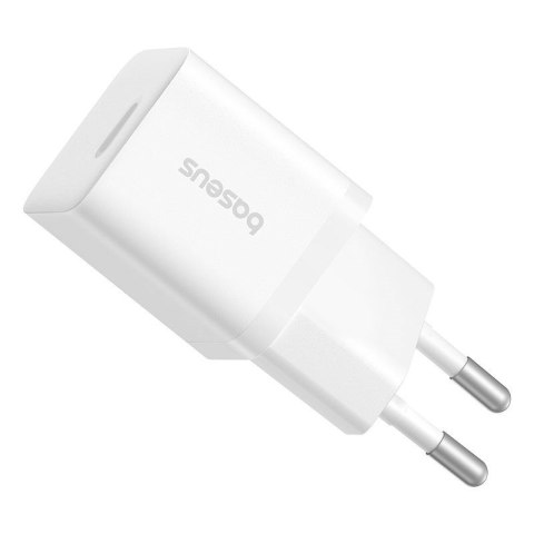 Ładowarka Baseus GaN5 mini 1C 25W+kabel USB-C biały Ładowarka Baseus GaN5 mini 1C 25W+kabel USB-C biały