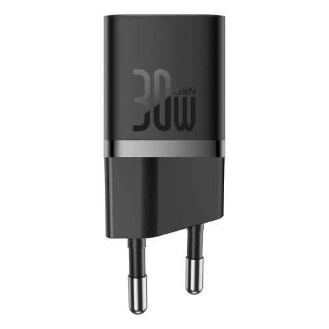 Ładowarka Baseus GaN5 mini 1C 30W EU+kabel USB-C (cluster black) Ładowarka Baseus GaN5 mini 1C 30W EU+kabel USB-C (cluster black)