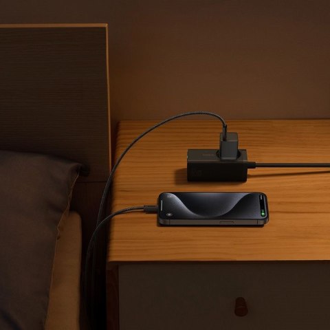 Ładowarka Baseus GaN5 mini 1C 30W EU+kabel USB-C (cluster black) Ładowarka Baseus GaN5 mini 1C 30W EU+kabel USB-C (cluster black)