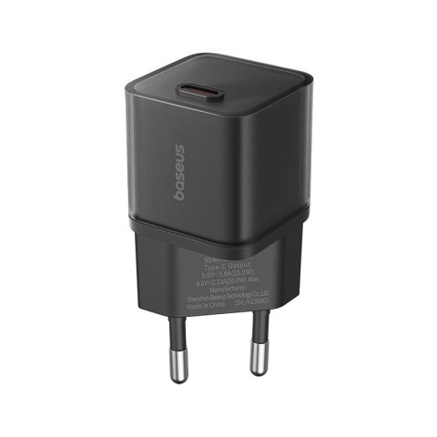Ładowarka Baseus GaN5S 1C 20W EU (cluster black) Ładowarka Baseus GaN5S 1C 20W EU (cluster black)