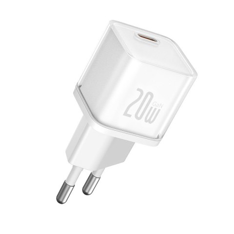 Ładowarka Baseus GaN5S 1C 20W EU (moon white) Ładowarka Baseus GaN5S 1C 20W EU (moon white)