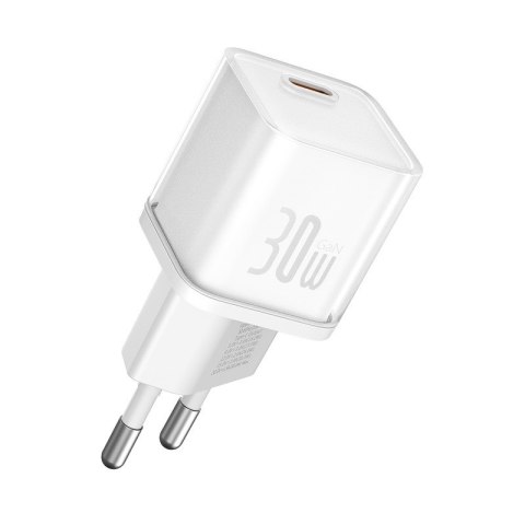 Ładowarka Baseus GaN5S 1C 30W EU (moon white) Ładowarka Baseus GaN5S 1C 30W EU (moon white)