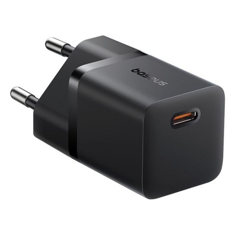 Ładowarka Baseus GaN5mini 1C 25W+kabel USB-C czarny Ładowarka Baseus GaN5mini 1C 25W+kabel USB-C czarny