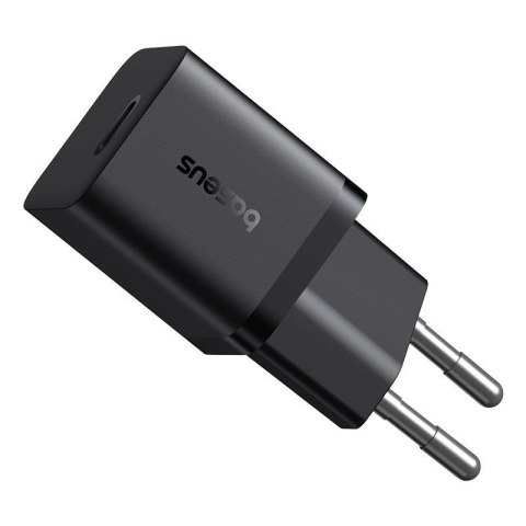 Ładowarka sieciowa Baseus GaN5 1C 25W EU (czarny) Ładowarka sieciowa Baseus GaN5 1C 25W EU (czarny)