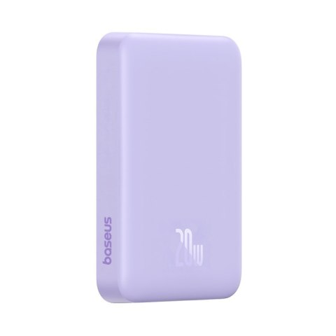 Powerbank Baseus Magnetic Mini Air Wireless 10000mAh 20W+kabel USB C-USB C (fiolet) Powerbank Baseus Magnetic Mini Air Wireless 10000mAh 20W+kabel USB C-USB C (fiolet)
