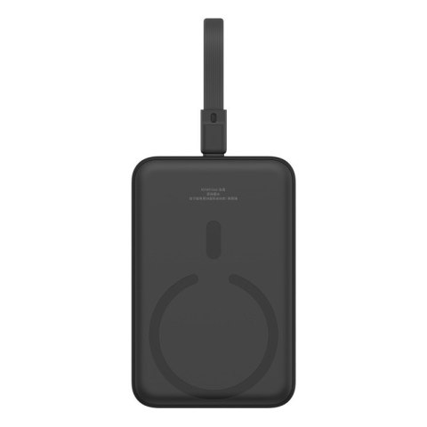 Powerbank Baseus Magnetic Mini Air Wireless 10000mAh 20W+kabel lightning (czarny) Powerbank Baseus Magnetic Mini Air Wireless 10000mAh 20W+kabel lightning (czarny)