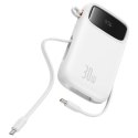 Powerbank Baseus QPow 2 10000mAh 30W 2xUSB-C (biały)