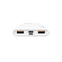 Powerbank Silicon Power QP15 10000mAh QC3.0+PD 2xUSB A, 1x mUSB + 1x USB C, biały