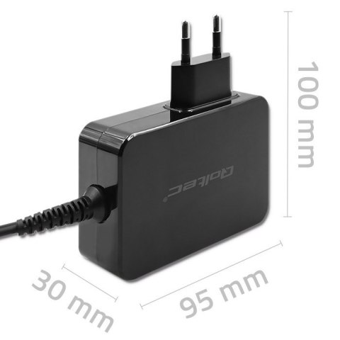 QOLTEC ŁADOWARKA GAN POWER PRO | 1XUSB-C | 100W | 5-20V | 3-5A | CZARNA QOLTEC ŁADOWARKA GAN POWER PRO | 1XUSB-C | 100W | 5-20V | 3-5A | CZARNA