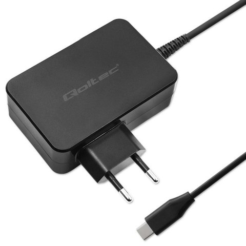QOLTEC ŁADOWARKA GAN POWER PRO | 1XUSB-C | 100W | 5-20V | 3-5A | CZARNA QOLTEC ŁADOWARKA GAN POWER PRO | 1XUSB-C | 100W | 5-20V | 3-5A | CZARNA
