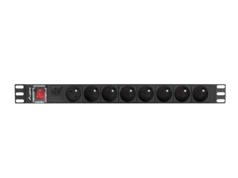 LANBERG LISTWA ZASILAJĄCA RACK PDU 19" (1U, 16A, 8X 230V PL, 2M, CZARNA) PDU-08E-0200-BK LANBERG LISTWA ZASILAJĄCA RACK PDU 19" (1U, 16A, 8X 230V PL, 2M, CZARNA) PDU-08E-0200-BK
