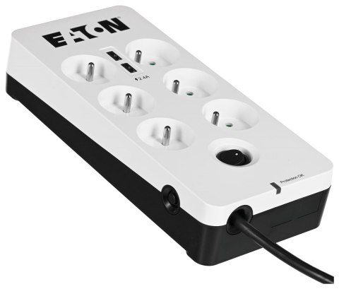 Listwa przeciwprzepięciowa EATON PB6UF (6 x UTE; 10 A; kolor biały) Listwa przeciwprzepięciowa EATON PB6UF (6 x UTE; 10 A; kolor biały)