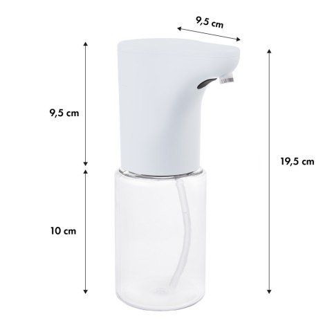 PROMEDIX BEZDOTYKOWY DOZOWNIK, POJEMNIK DYSPENSER DO PŁYNNYCH MYDEŁ, PŁYNÓW DEZYNFEKUJĄCYCH, 300ML, 4XAA, BIAŁY PR-540 W PROMEDIX BEZDOTYKOWY DOZOWNIK, POJEMNIK DYSPENSER DO PŁYNNYCH MYDEŁ, PŁYNÓW DEZYNFEKUJĄCYCH, 300ML, 4XAA, BIAŁY PR-540 W