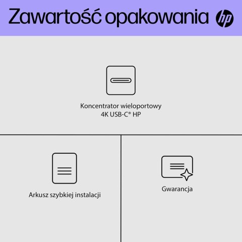 HP 4K USB-C Multiport Hub (EU) HP 4K USB-C Multiport Hub (EU)
