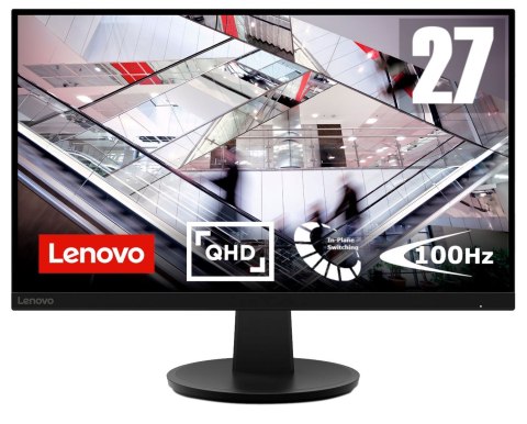 Lenovo N27q 27" QHD WLED 100Hz 300nits AG HDMI, DP Black Lenovo N27q 27" QHD WLED 100Hz 300nits AG HDMI, DP Black