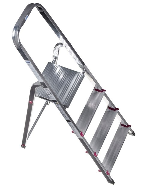 CORDA Drabina domowa aluminiowa 4 stopnie 000705 KRAUSE CORDA Drabina domowa aluminiowa 4 stopnie 000705 KRAUSE