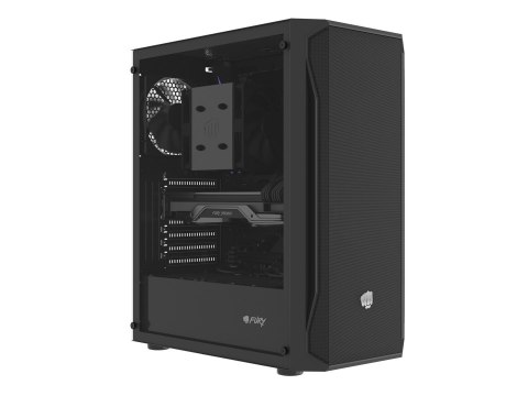FURY OBUDOWA KOMPUTEROWA FURY SHOBO SH4F MIDI TOWER Z OKNEM CZARNA FURY OBUDOWA KOMPUTEROWA FURY SHOBO SH4F MIDI TOWER Z OKNEM CZARNA