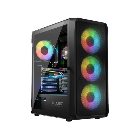 LOGIC OBUDOWA LOGIC PORTOS ARGB MIDI USB 3.0 BLACK LOGIC OBUDOWA LOGIC PORTOS ARGB MIDI USB 3.0 BLACK