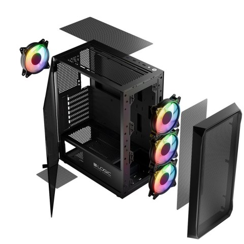 LOGIC OBUDOWA LOGIC PORTOS ARGB MIDI USB 3.0 BLACK LOGIC OBUDOWA LOGIC PORTOS ARGB MIDI USB 3.0 BLACK
