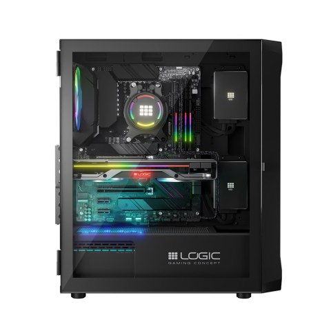 LOGIC OBUDOWA LOGIC PORTOS ARGB MIDI USB 3.0 BLACK LOGIC OBUDOWA LOGIC PORTOS ARGB MIDI USB 3.0 BLACK