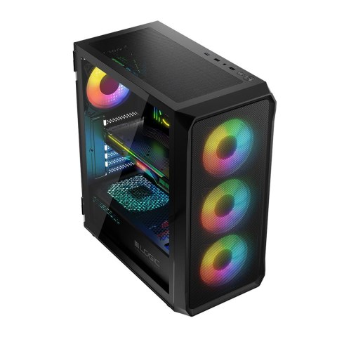 LOGIC OBUDOWA LOGIC PORTOS ARGB MIDI USB 3.0 BLACK LOGIC OBUDOWA LOGIC PORTOS ARGB MIDI USB 3.0 BLACK