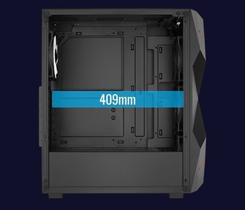 Obudowa AEROCOOL PGS VOLCAN-G-BK-v1 Obudowa AEROCOOL PGS VOLCAN-G-BK-v1