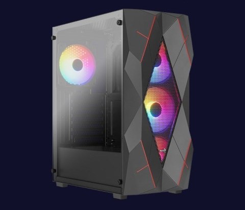 Obudowa AEROCOOL PGS VOLCAN-G-BK-v1 Obudowa AEROCOOL PGS VOLCAN-G-BK-v1