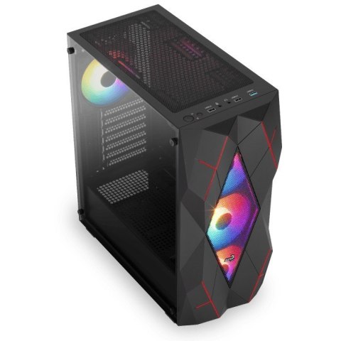 Obudowa AEROCOOL PGS VOLCAN-G-BK-v1 Obudowa AEROCOOL PGS VOLCAN-G-BK-v1