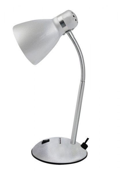 ESPERANZA LAMPKA BIURKOWA E27 ALKES SREBRNA ELD113S ESPERANZA LAMPKA BIURKOWA E27 ALKES SREBRNA ELD113S