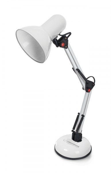 ESPERANZA LAMPKA BIURKOWA E27 AVIOR BIAŁA ELD112W ESPERANZA LAMPKA BIURKOWA E27 AVIOR BIAŁA ELD112W