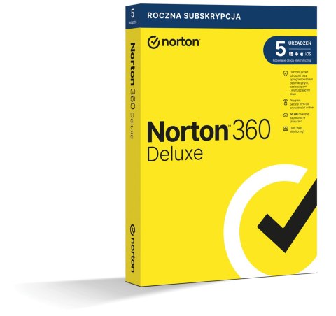 Norton 360 Deluxe 5D/12M ESD (NIE WYMAGA KARTY)