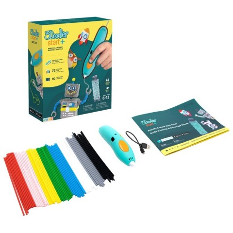 3DOODLER DŁUGOPIS DO DRUKU 3D DLA DZIECI W WIEKU OD 6 LAT 3DOODLER START PLUS, ZESTAW PODSTAWOWY SPLUS 3DOODLER DŁUGOPIS DO DRUKU 3D DLA DZIECI W WIEKU OD 6 LAT 3DOODLER START PLUS, ZESTAW PODSTAWOWY SPLUS