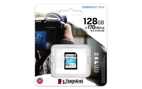 KINGSTON SDXC Canvas Go Plus 170R C10 UHS-I U3 V30 128GB KINGSTON SDXC Canvas Go Plus 170R C10 UHS-I U3 V30 128GB