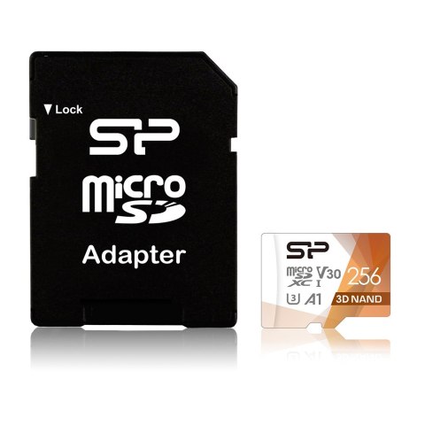 Karta pamięci Silicon Power microSDXC Superior Pro 256GB V30 UHS-1 U3 A1 + ADAPTER microSD-SD (SP256GBSTXDU3V20AB) Karta pamięci Silicon Power microSDXC Superior Pro 256GB V30 UHS-1 U3 A1 + ADAPTER microSD-SD (SP256GBSTXDU3V20AB)