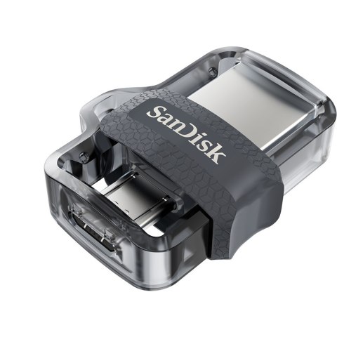 Pendrive SanDisk Ultra Dual Drive M3.0 SDDD3-032G-G46 (32GB; microUSB, USB 3.0; kolor szary) Pendrive SanDisk Ultra Dual Drive M3.0 SDDD3-032G-G46 (32GB; microUSB, USB 3.0; kolor szary)