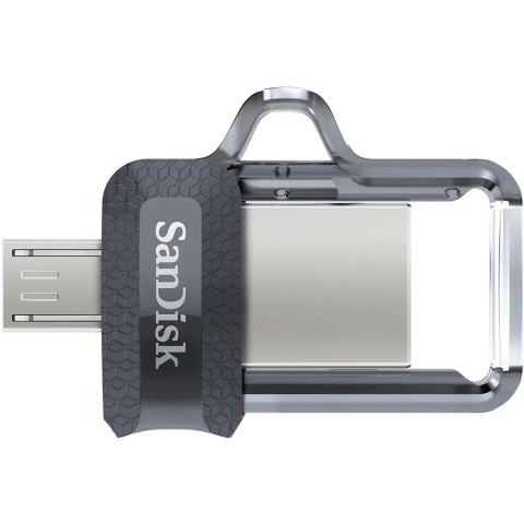 Pendrive SanDisk Ultra Dual Drive M3.0 SDDD3-032G-G46 (32GB; microUSB, USB 3.0; kolor szary) Pendrive SanDisk Ultra Dual Drive M3.0 SDDD3-032G-G46 (32GB; microUSB, USB 3.0; kolor szary)