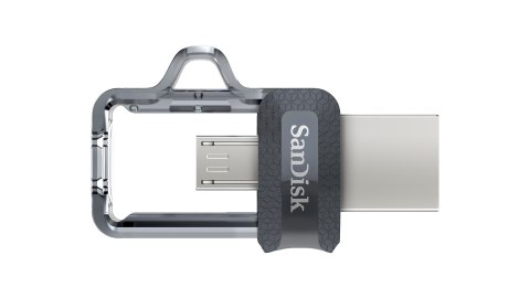 Pendrive SanDisk Ultra Dual Drive M3.0 SDDD3-032G-G46 (32GB; microUSB, USB 3.0; kolor szary) Pendrive SanDisk Ultra Dual Drive M3.0 SDDD3-032G-G46 (32GB; microUSB, USB 3.0; kolor szary)